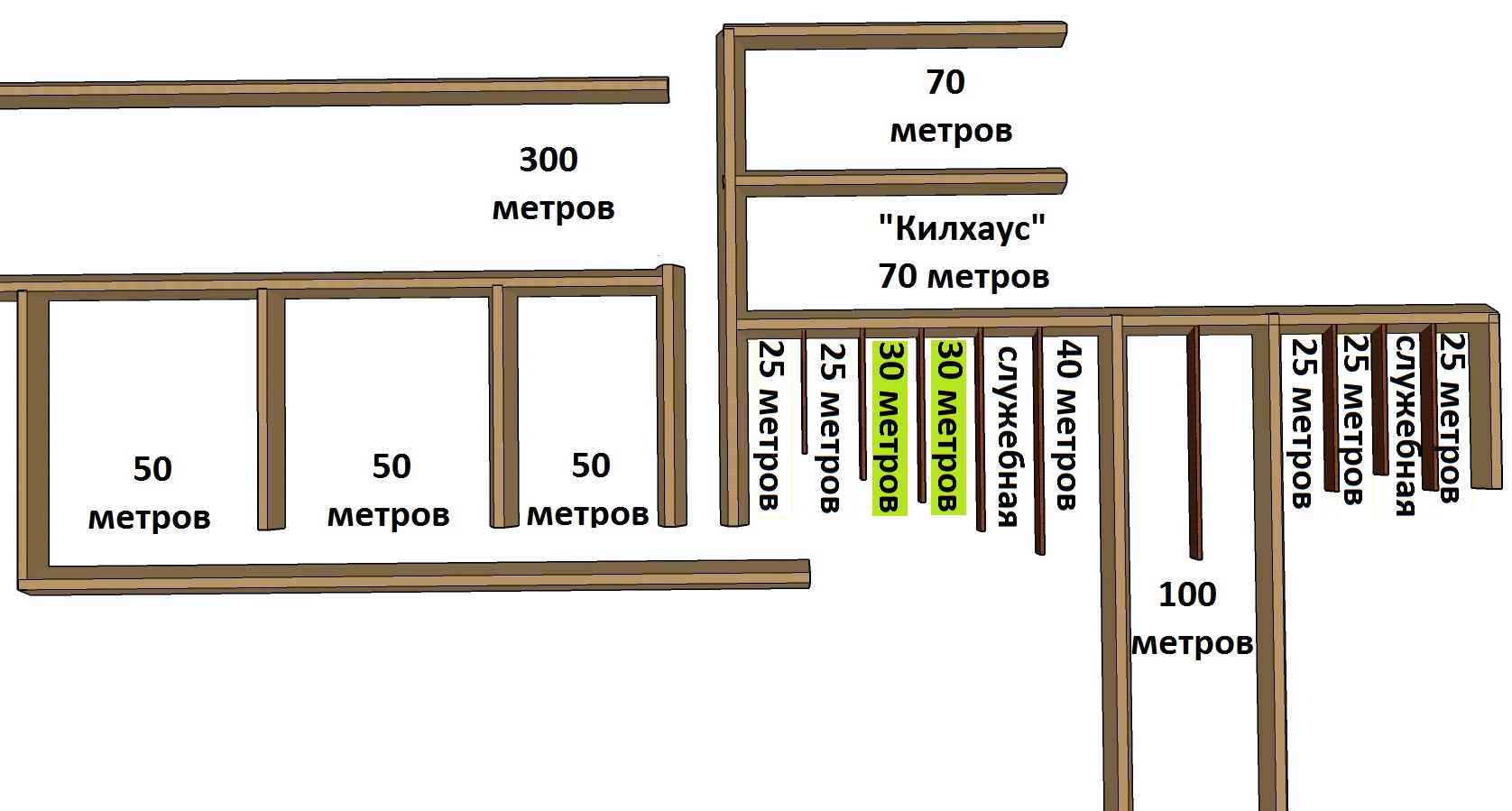 30 метров