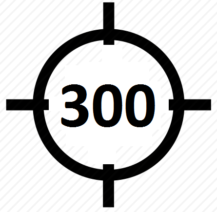 300 метров