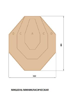 Мини-мишень IPSC